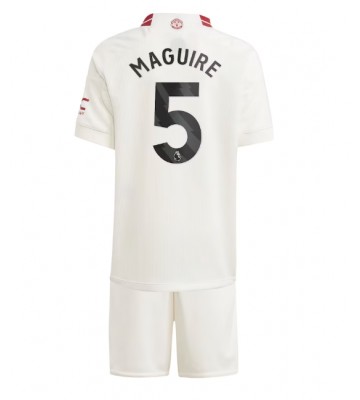 Maillot de foot Manchester United Harry Maguire #5 Troisième enfant 2023-24 Manches Courte (+ pantalon court)